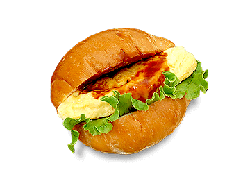 デミグラスチーズオムレツサンド